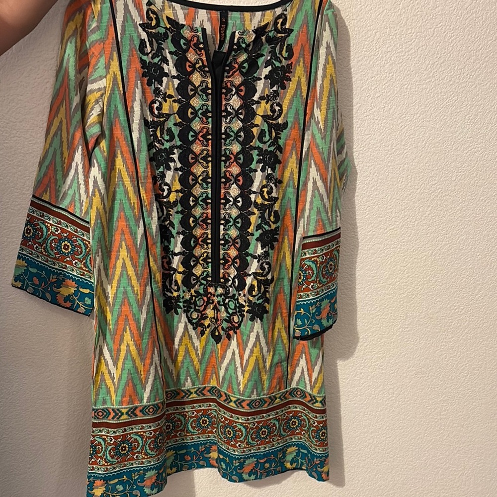 Multicolor Embroidered Women's Kurtis